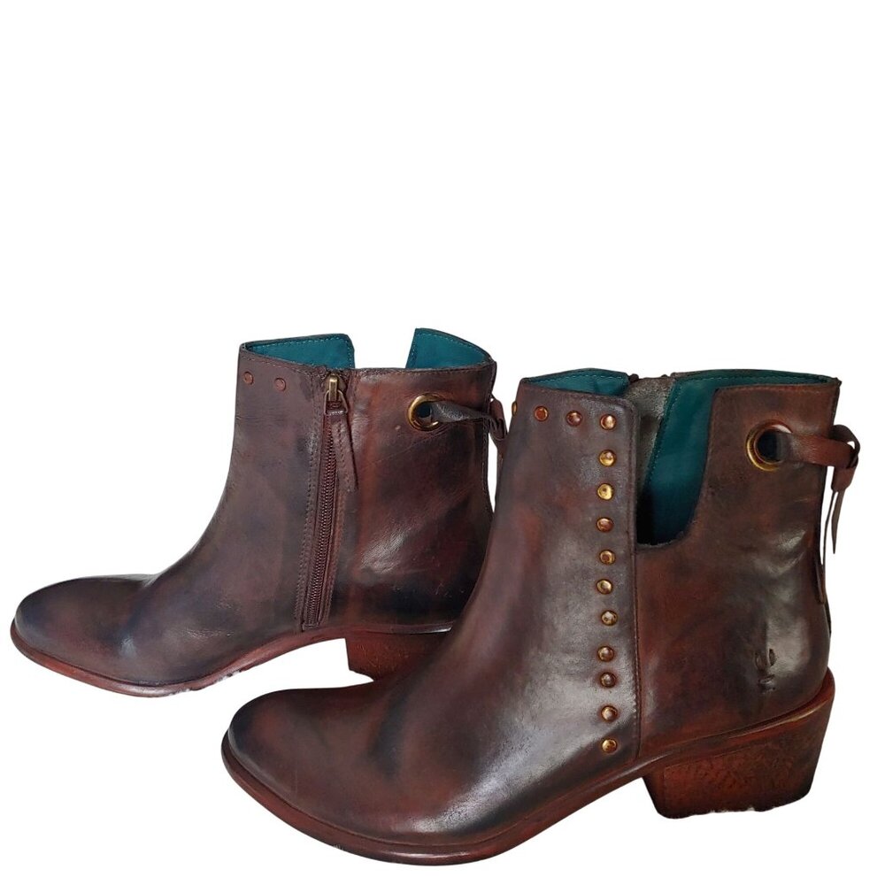 Roan by Bed Stu Australia Chelsea Boot Western Boho Country Nashville 9 Studded - Picture 3 of 11